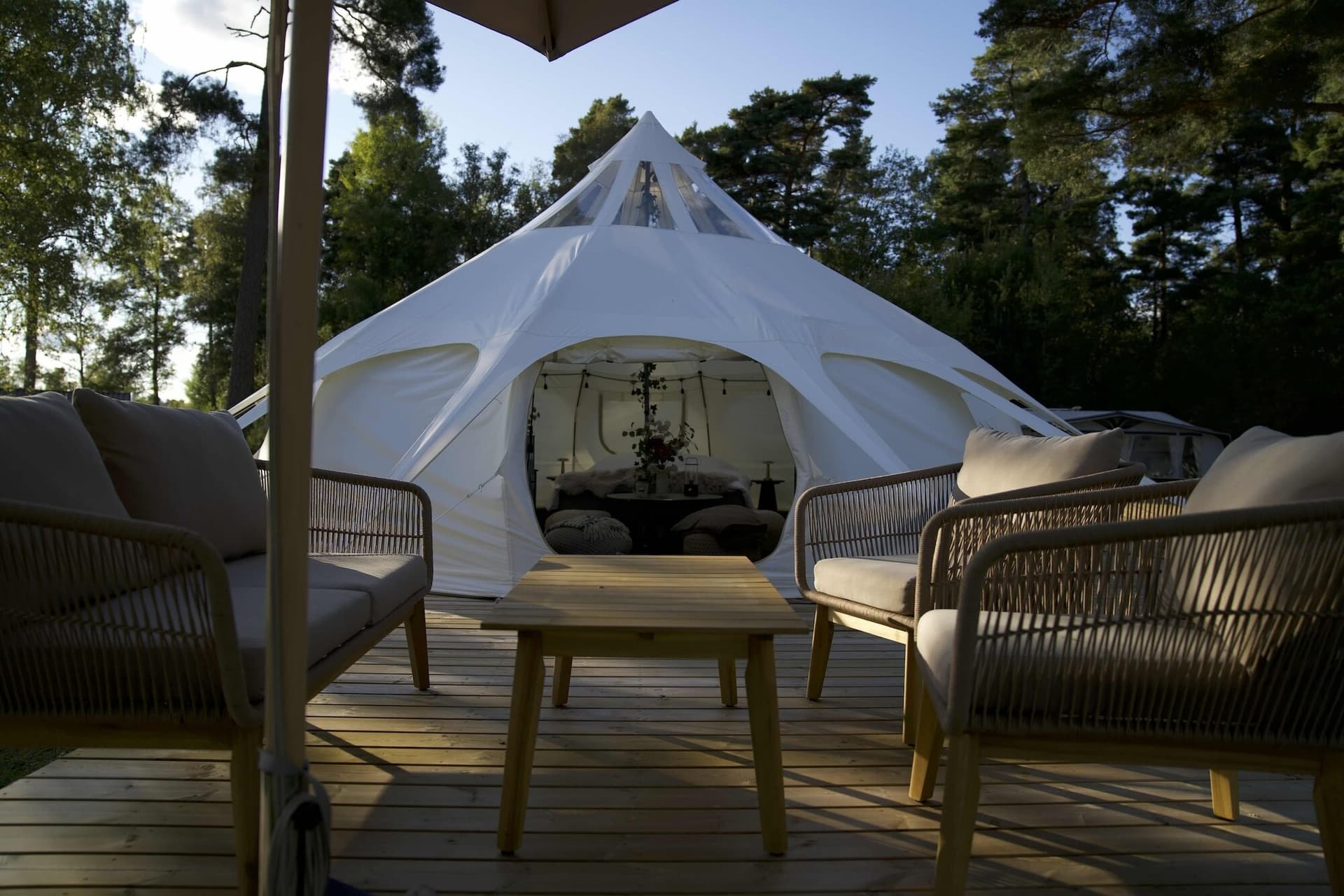 Glampingtelt med 4 sengepladser - billede 1